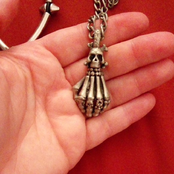 Gothic, Punk, Black & Silver Jewelry Lot. - Picture 6 of 14